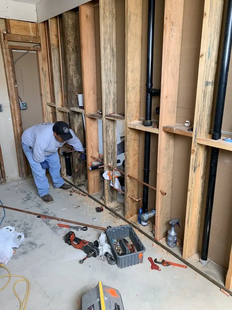 Commercial rough-in plumbing for Gas Line Repair in Halifax